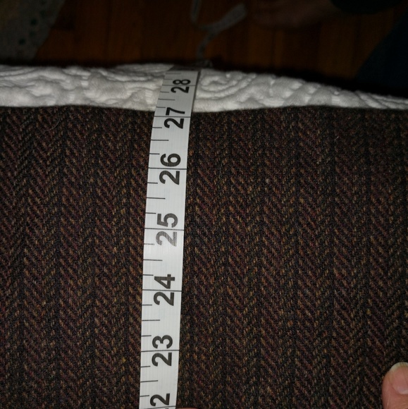 Vintage Tweed Wool Pencil Skirt - Lord and Taylor - Picture 5 of 7